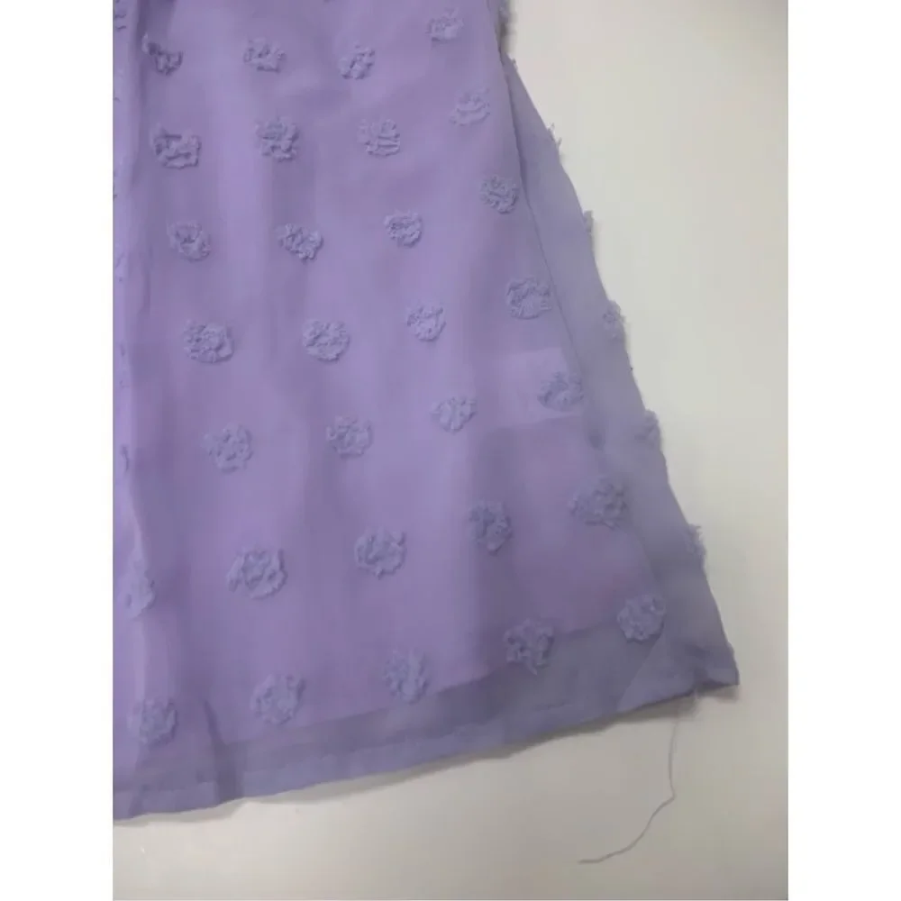 Lavender Babydoll Blouse - Picture 2 of 8